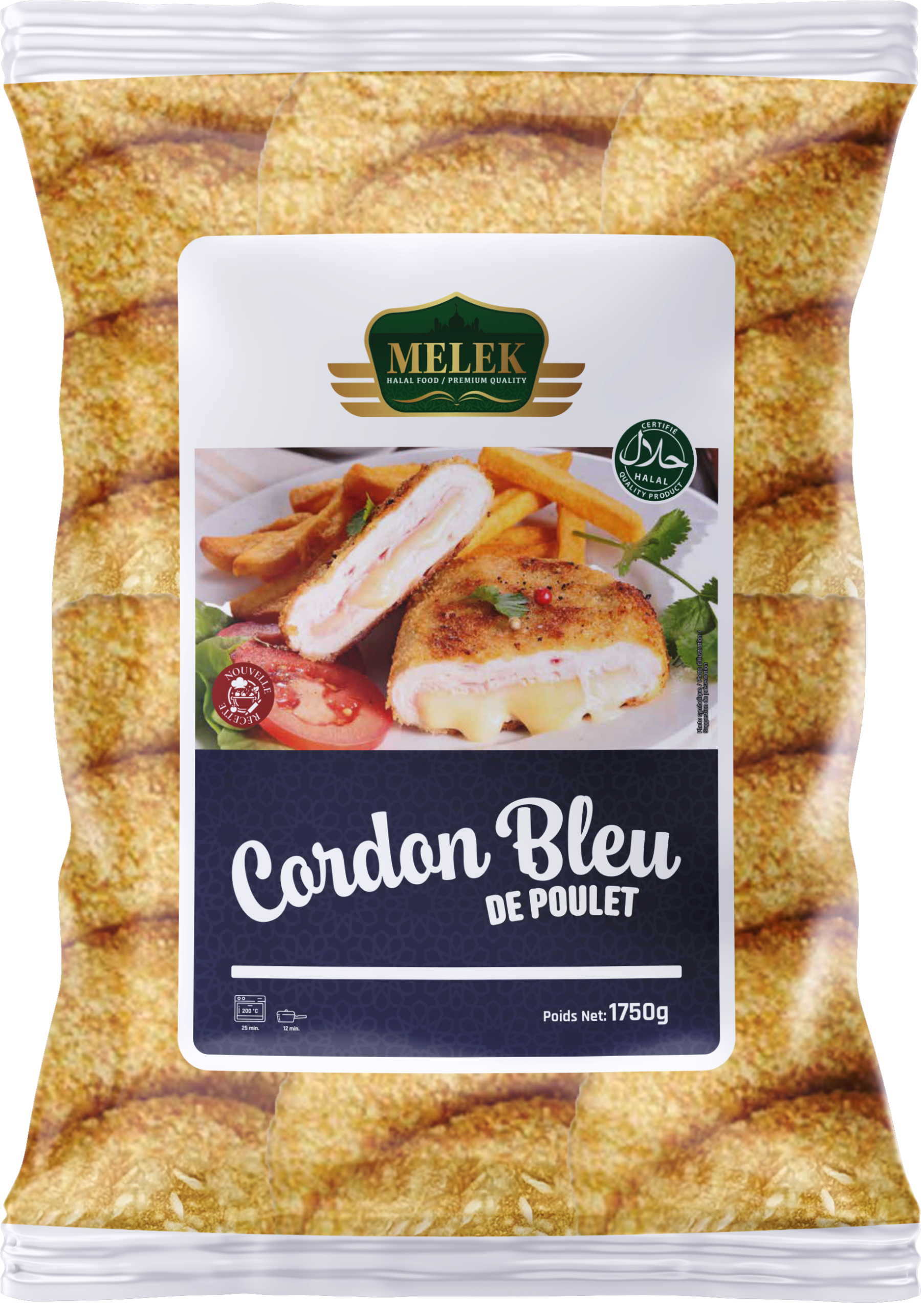 E211 : Melek Cordons bleus 1800gr ( 3pc par colis ) 
