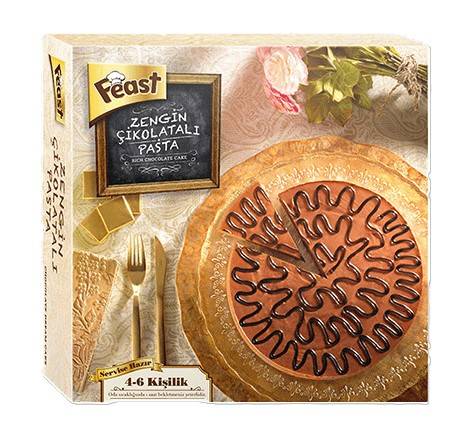 U132 : Feast Gateau au Chocolat Intense 600Gr (6pc par colis)