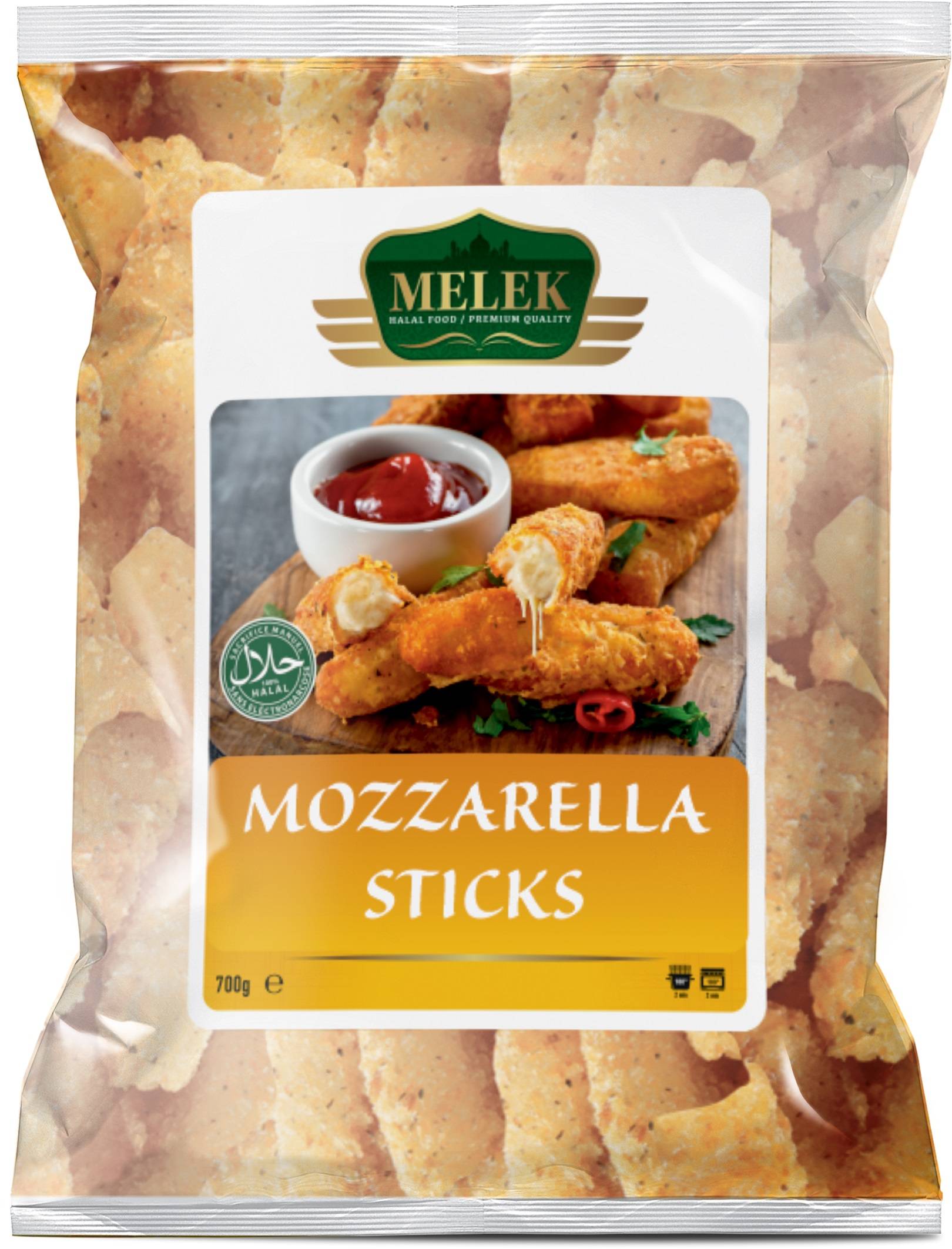 E630 : Melek Mozarella sticks 1000gr ( 4pc par colis )