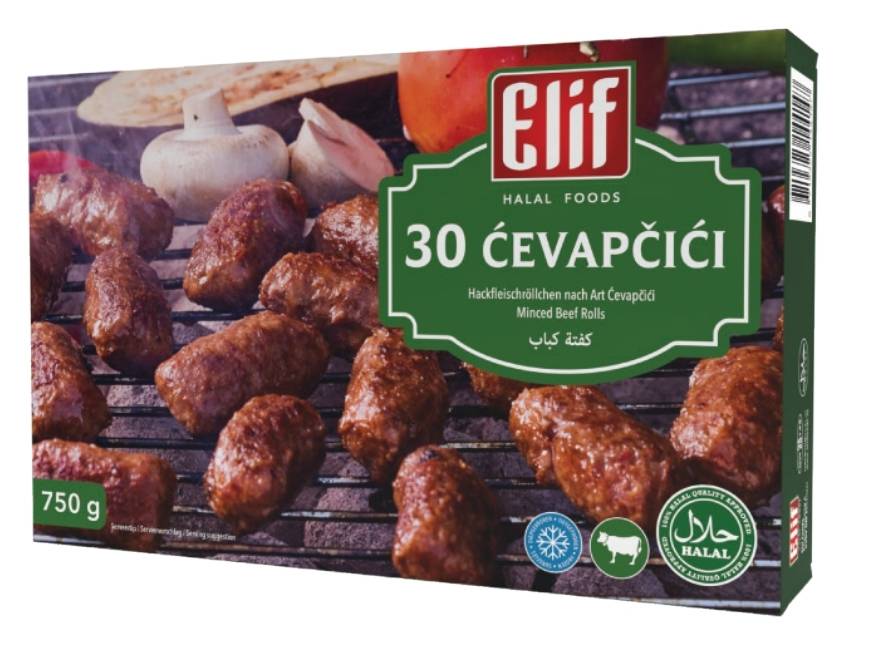 E132 : Elif Cevapcici 750Gr ( 10pc par colis )