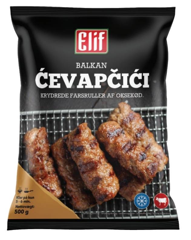 E133 : Elif Cevapcici Balkan 500Gr ( 10pc par colis )