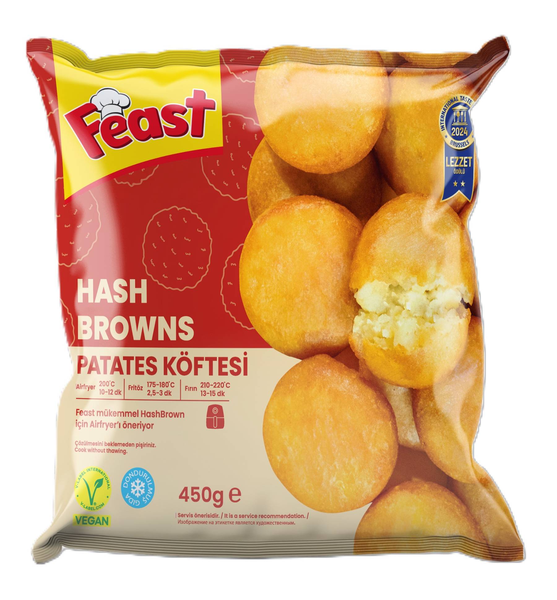 F312 : Feast Hash Browns 450Gr (20pc par colis)