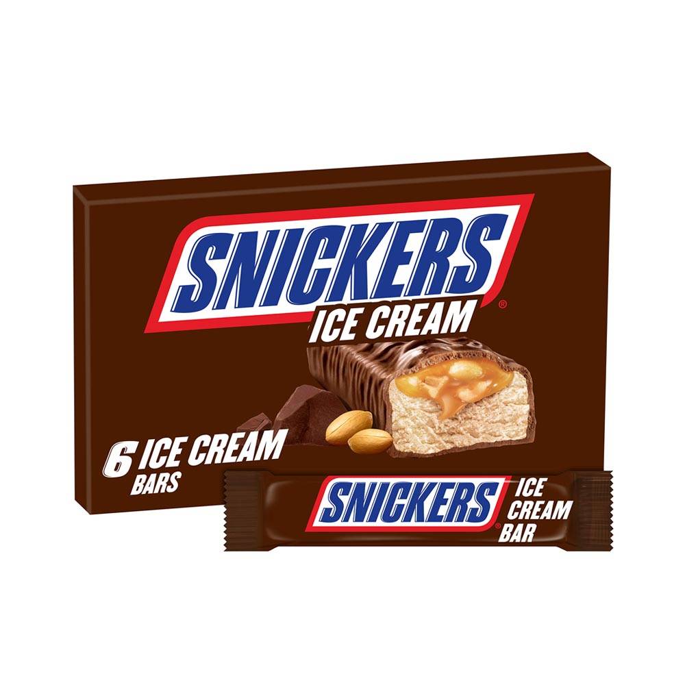 U146 : Glace SNIKERS Ice Cream x6 Pc (12Pc par colis)