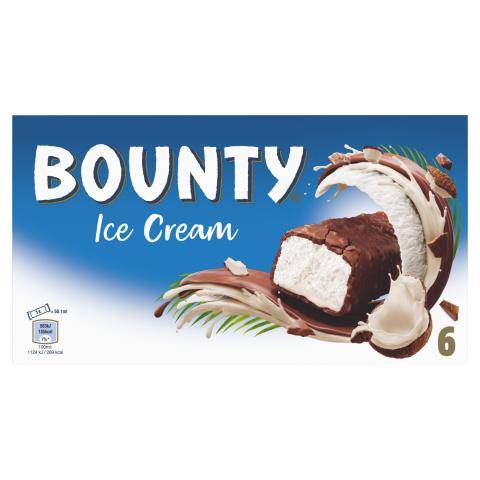 U148 : Glace BOUNTY Ice Cream x6 Pc 273Gr (14Pc par colis)