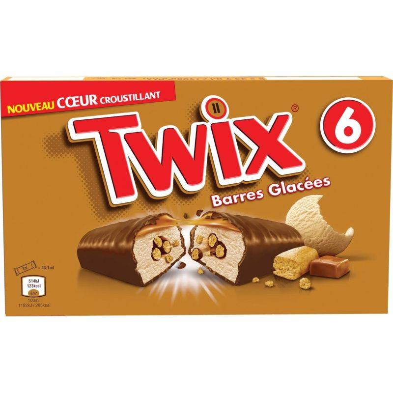 U149 : Glace TWIX Ice Cream x6 Pc 205Gr (12Pc par colis)