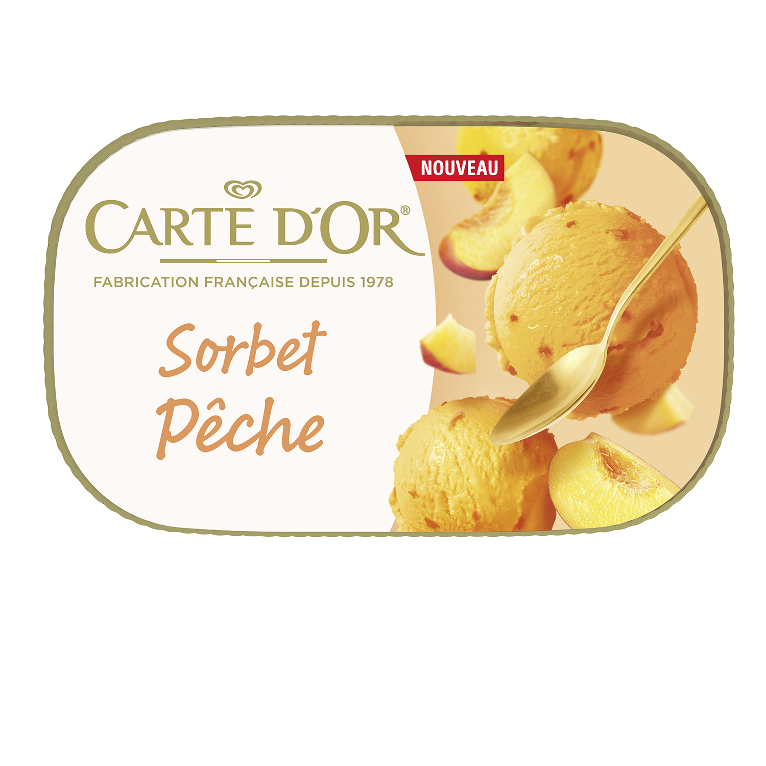 D131 : Carte D'Or Pêche 700ML ( 9 Pc par colis )