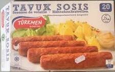 E410 : Turkmen 20 fricadelles de poulet 1300gr ( 8pc par colis )