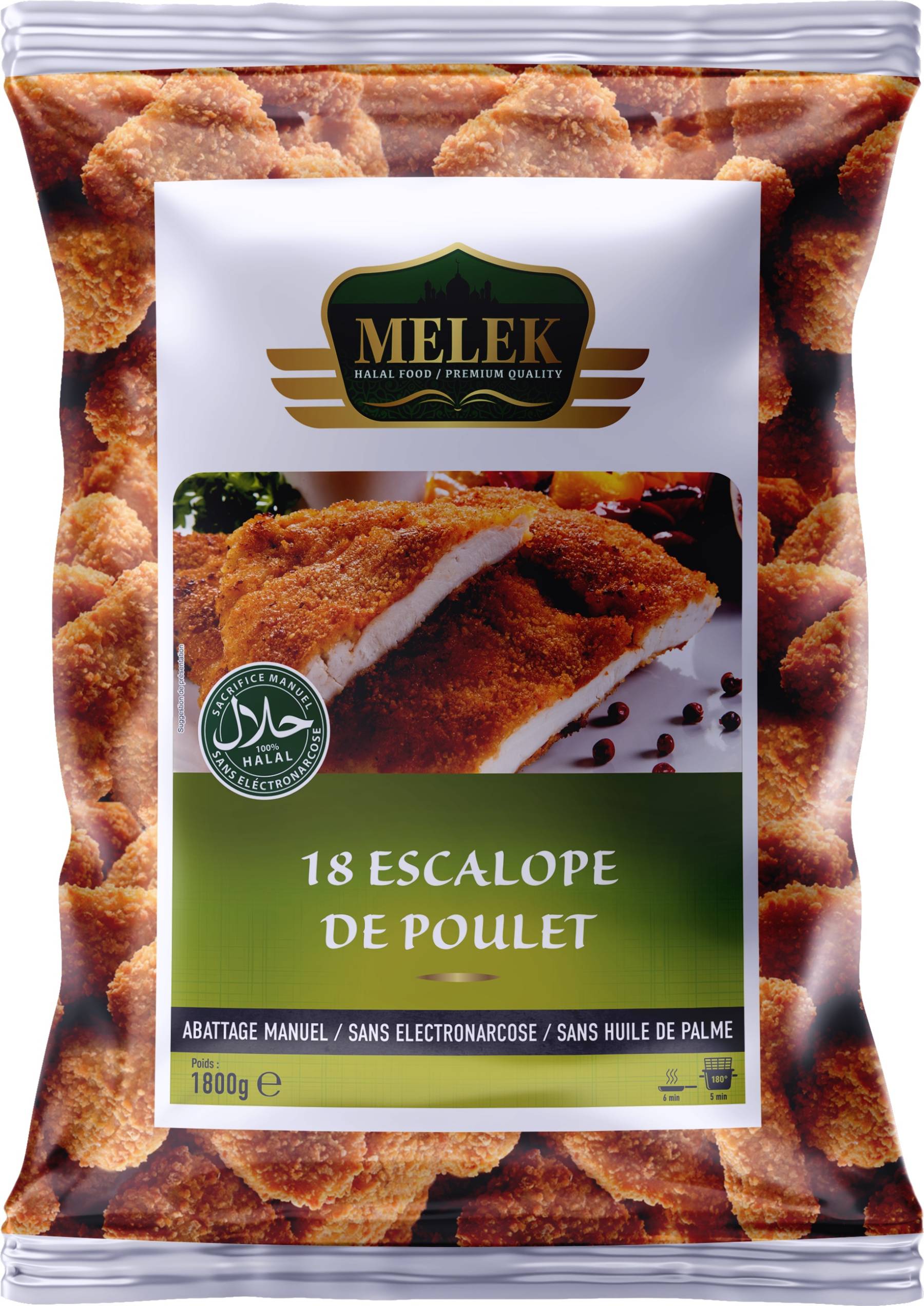 E221 : Melek Escalope de poulet 1800gr ( 4pc par colis )