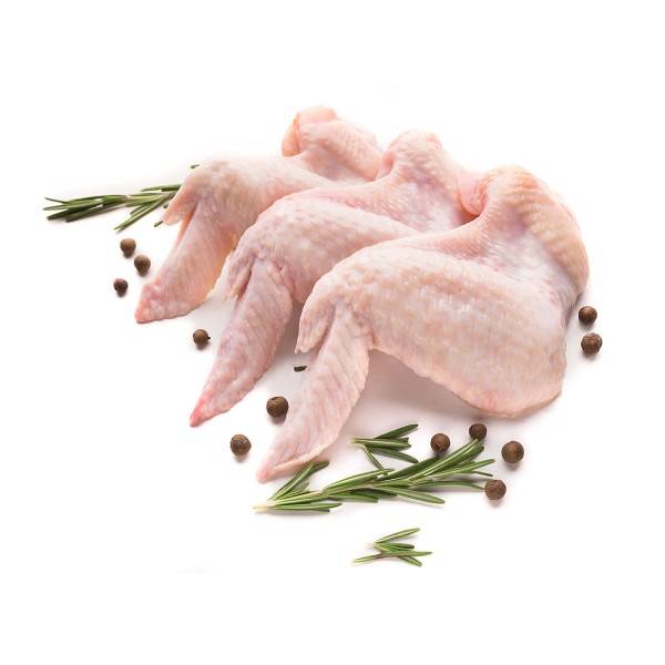 E501 : Halime Ailes de poulet nature IQF 2kg ( 4pc par colis ) 