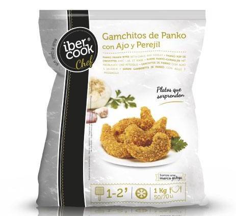 P212 : Ibercook Gamchitos panée 1000gr ( 4pc par colis ) 